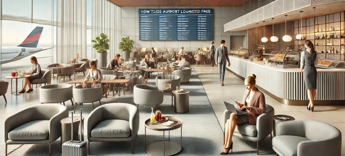 كيف أستخدم صالات المطارات مجانًا؟